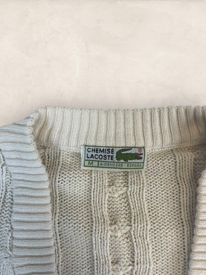 Cardigan Homme Lacoste Creme M Ref:3896 - Creme - M - amifrip