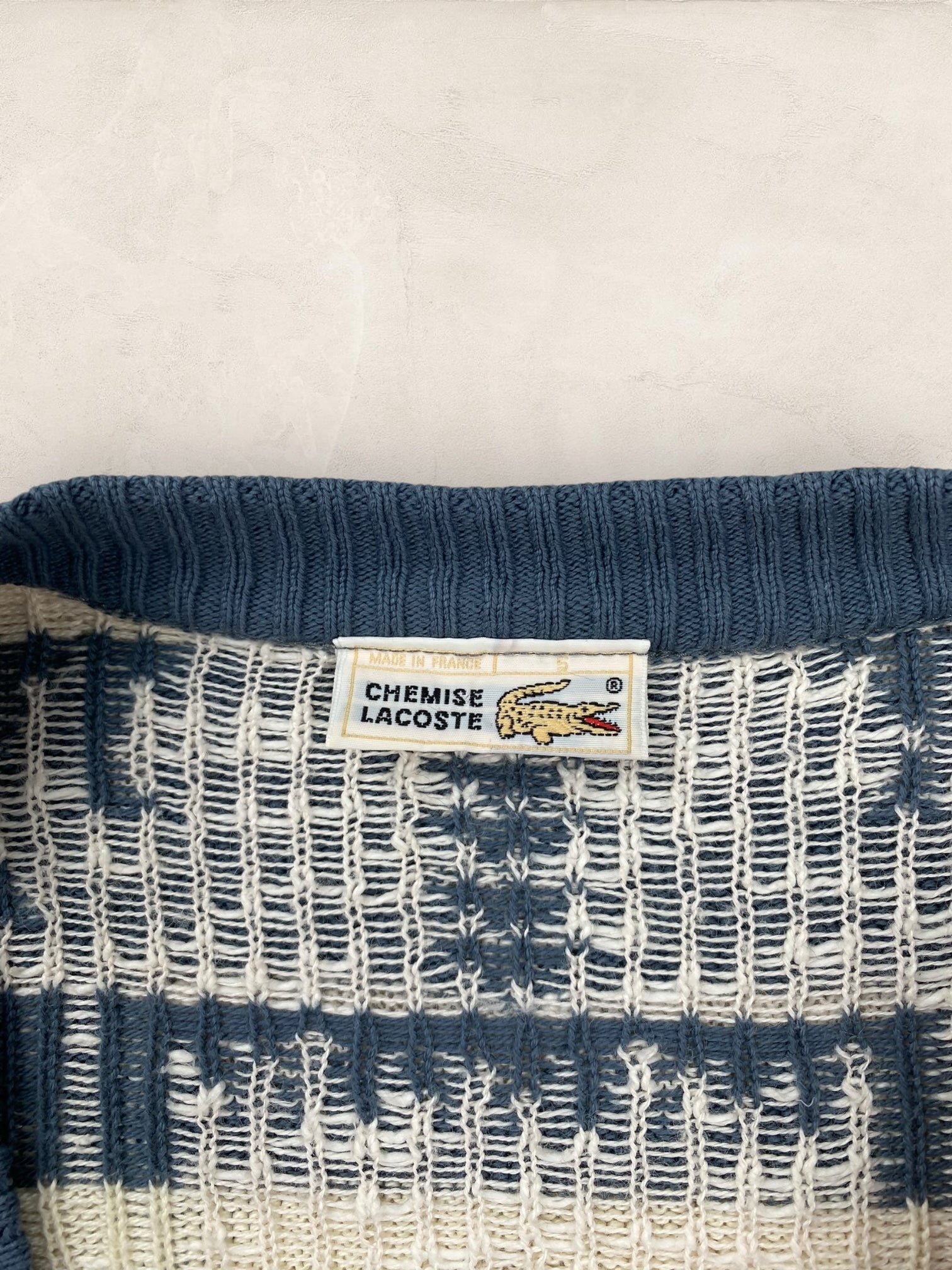 Cardigan Homme Lacoste Creme XL Ref:3175 - Creme - XL - amifrip