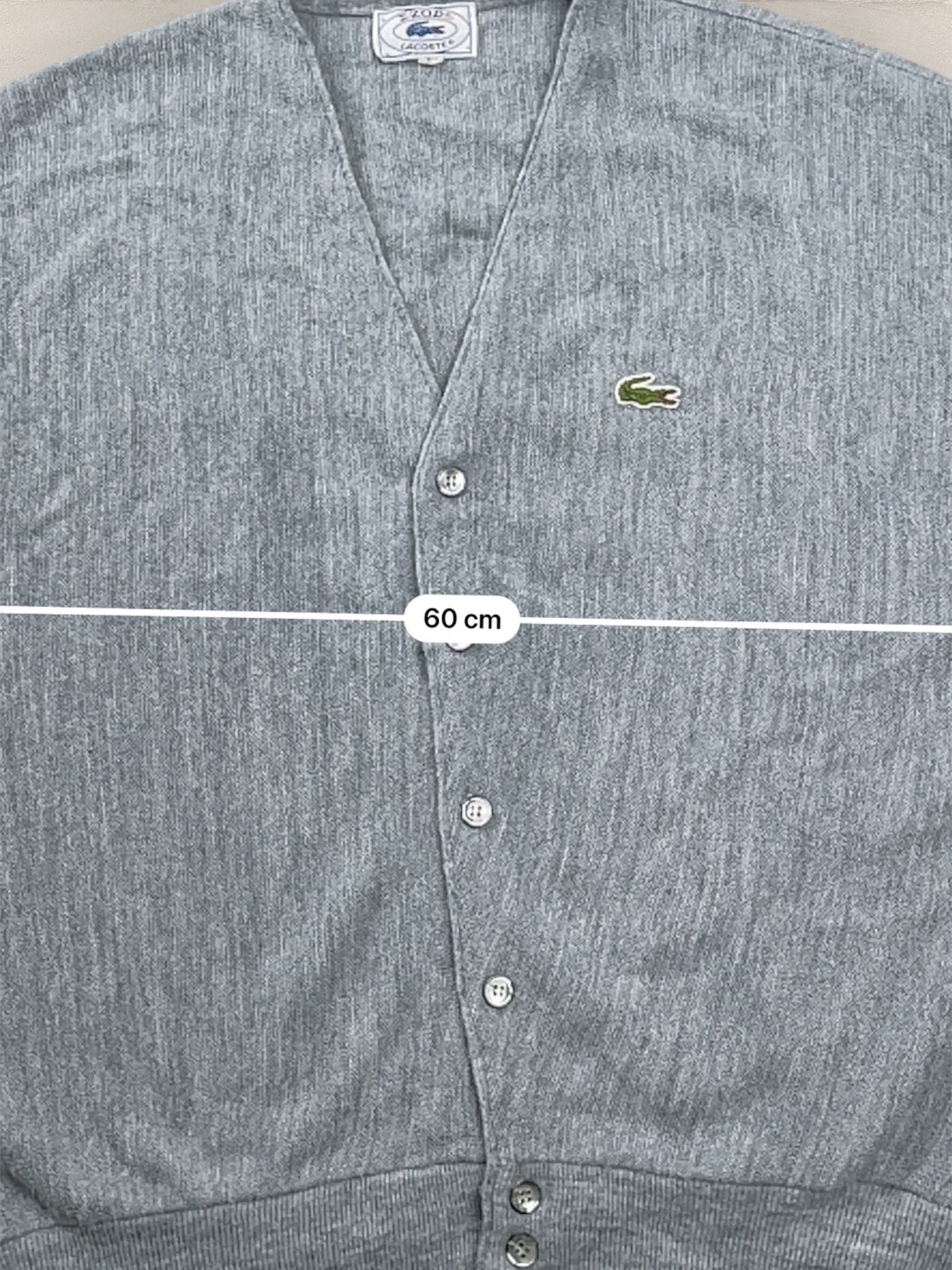 Cardigan Homme Lacoste Gris L Ref:3101 - Gris - L - amifrip