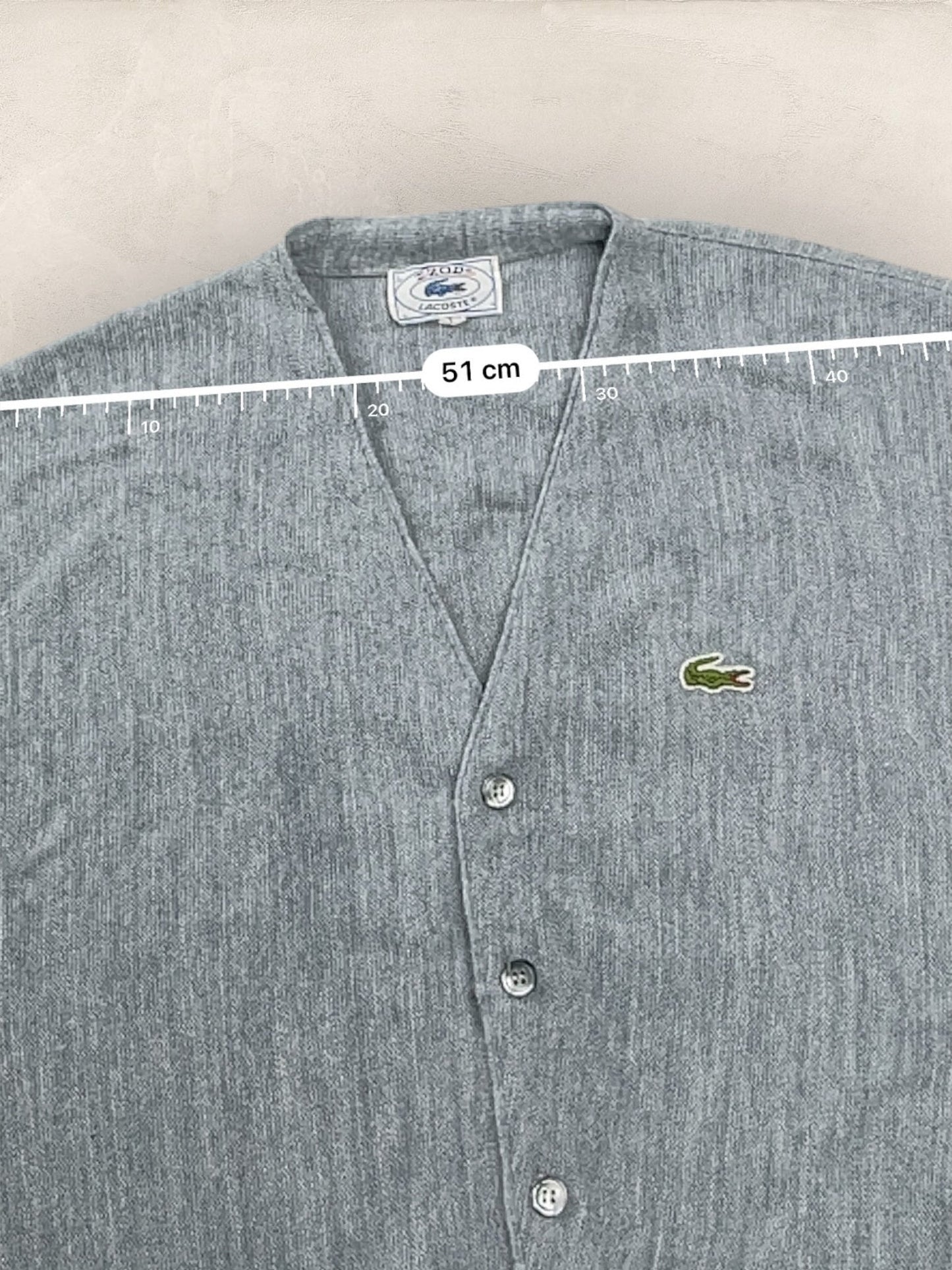 Cardigan Homme Lacoste Gris L Ref:3101 - Gris - L - amifrip