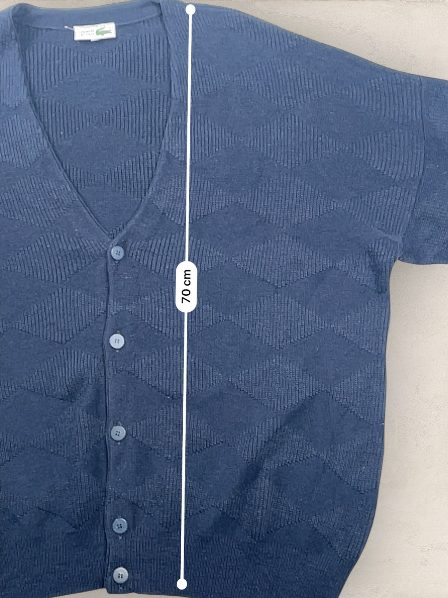 Cardigan Homme Lacoste Gris L Ref:3116 - Gris - L - amifrip