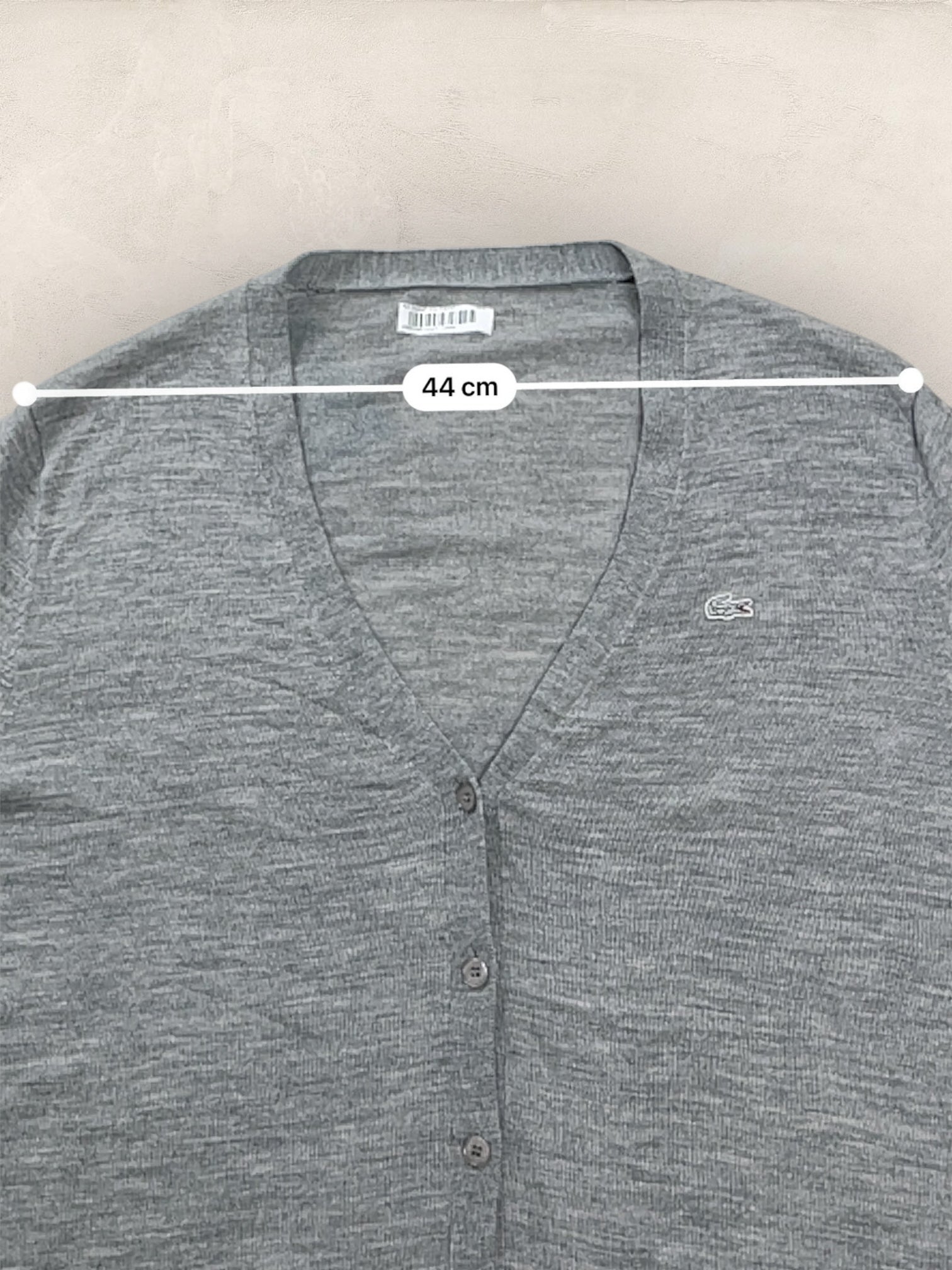 Cardigan Homme Lacoste Gris L Ref:3138 - Gris - L - amifrip