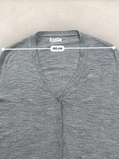 Cardigan Homme Lacoste Gris L Ref:3138 - Gris - L - amifrip