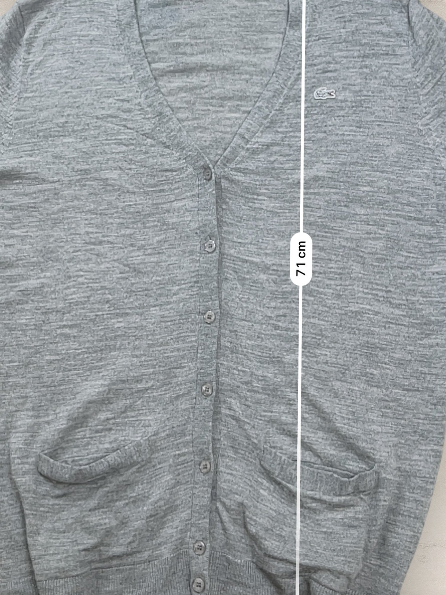 Cardigan Homme Lacoste Gris L Ref:3138 - Gris - L - amifrip
