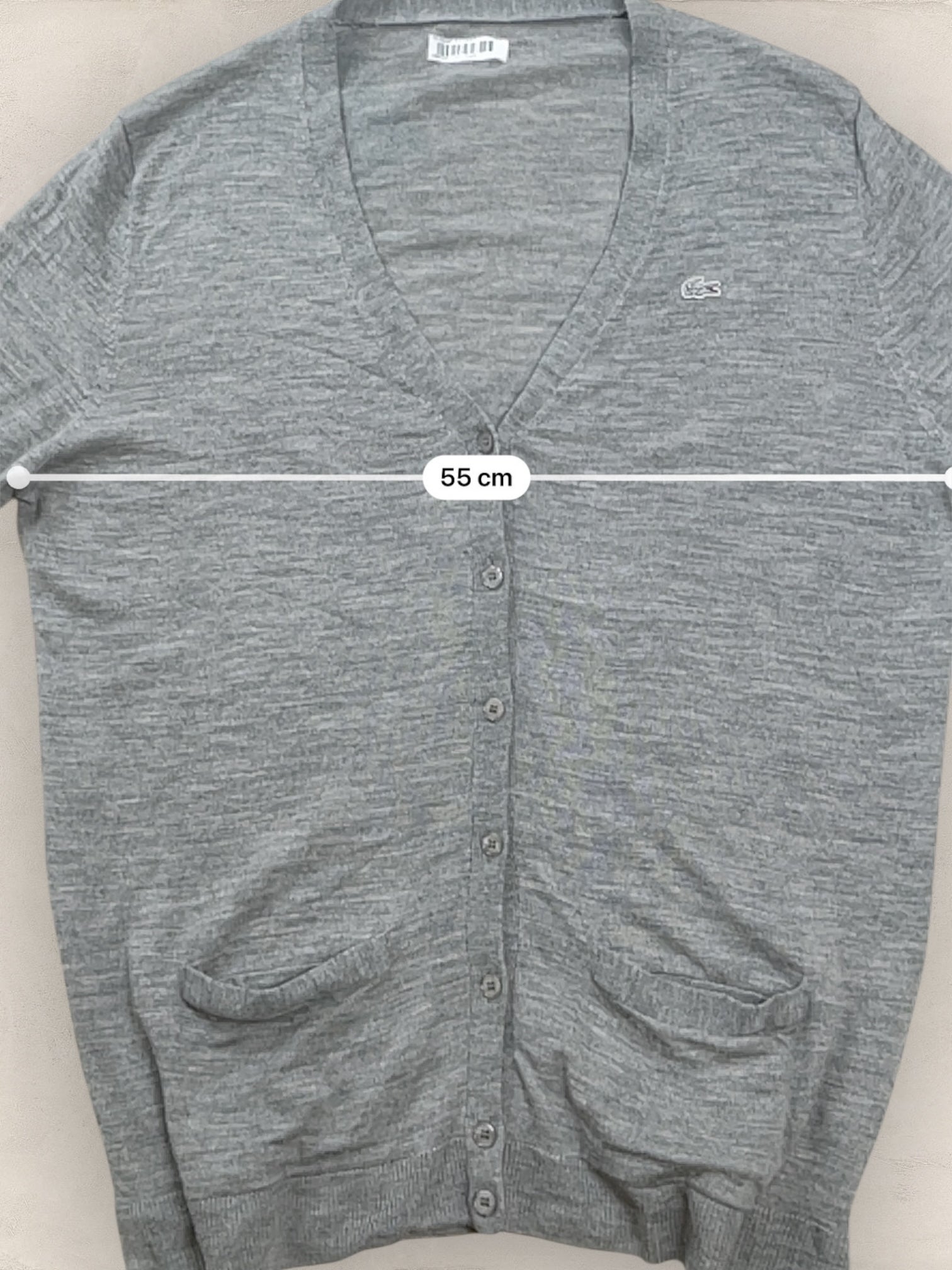 Cardigan Homme Lacoste Gris L Ref:3138 - Gris - L - amifrip