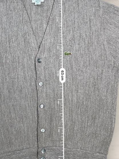 Cardigan Homme Lacoste Gris M Ref:3051 - Gris - M - amifrip - Friperie en ligne et vêtements vintage