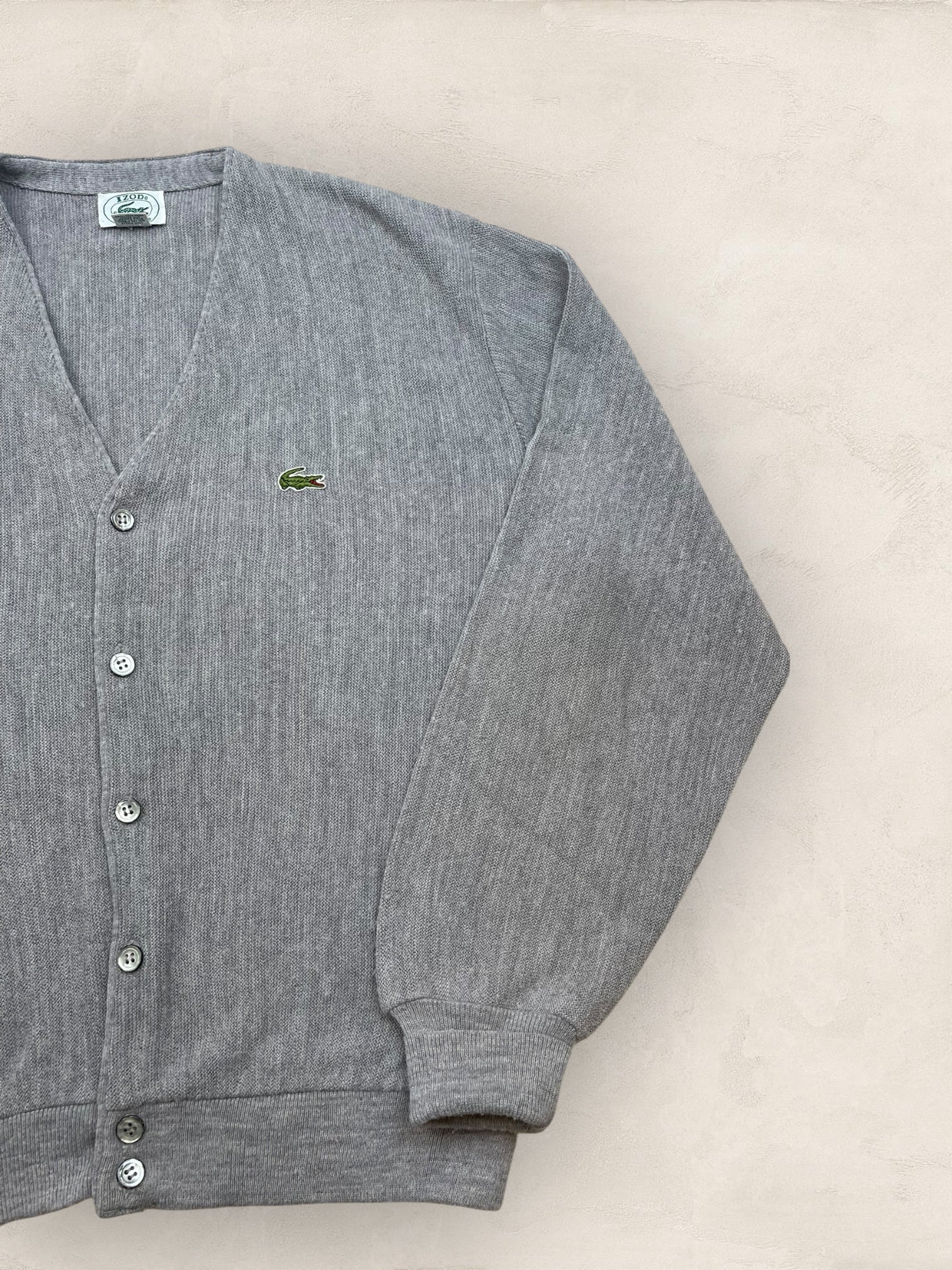 Cardigan Homme Lacoste Gris M Ref:3377 - Gris - M - amifrip