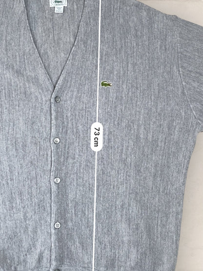 Cardigan Homme Lacoste GRIS XL Ref:2844 - GRIS - XL - amifrip - Friperie en ligne et vêtements vintage