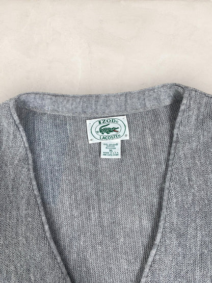 Cardigan Homme Lacoste GRIS XL Ref:2844 - GRIS - XL - amifrip - Friperie en ligne et vêtements vintage