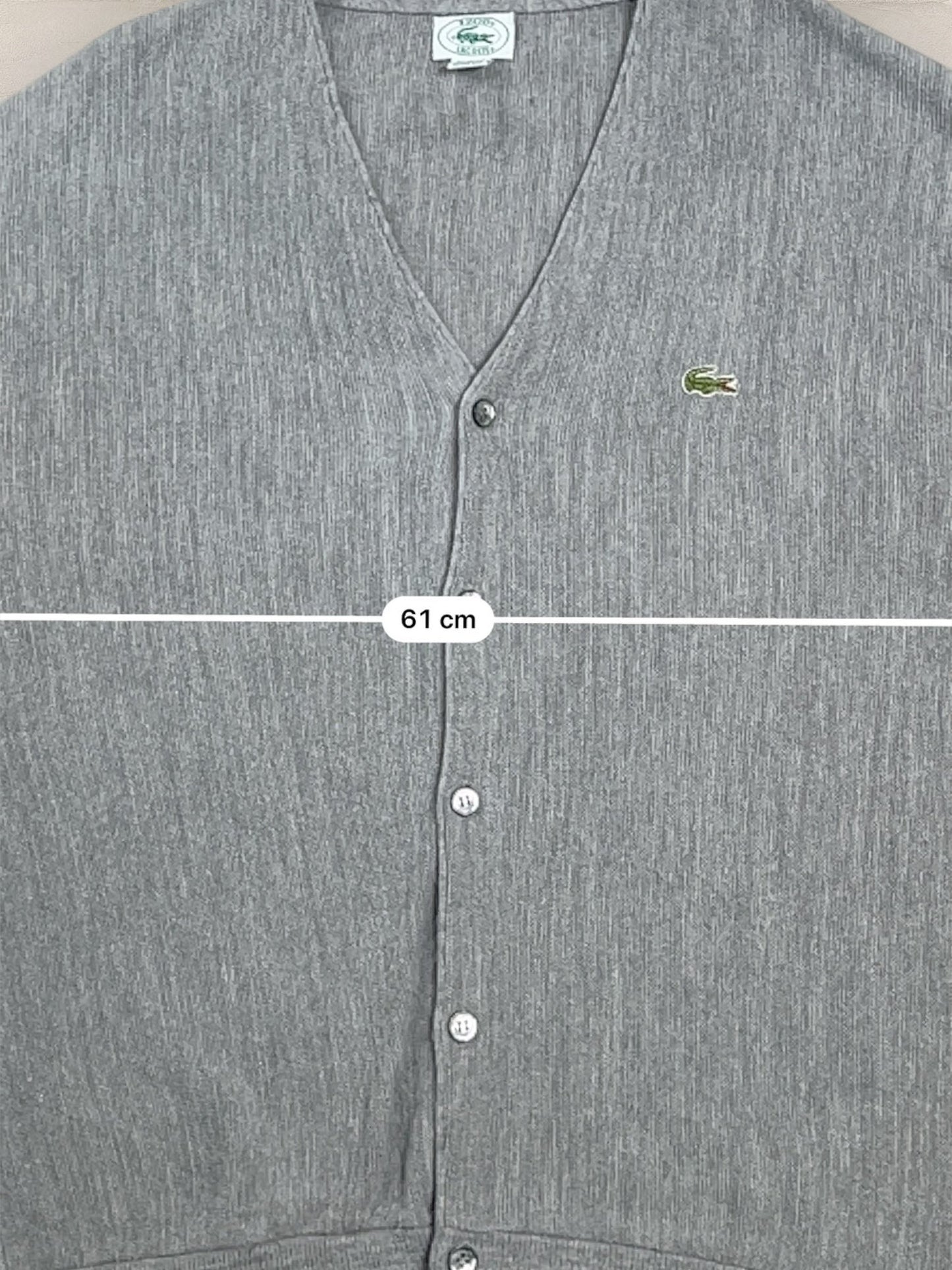 Cardigan Homme Lacoste Gris XL Ref:3080 - Gris - XL - amifrip