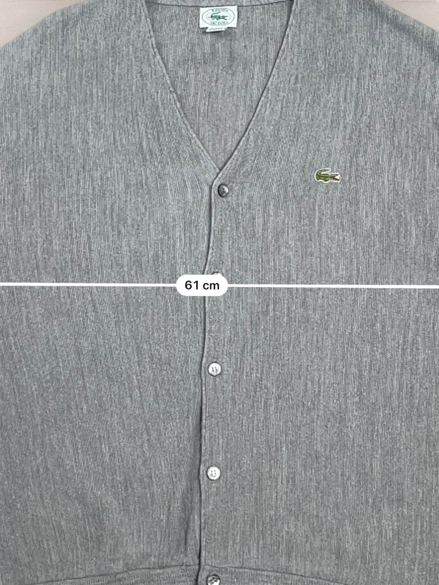 Cardigan Homme Lacoste Gris XL Ref:3080 - Gris - XL - amifrip