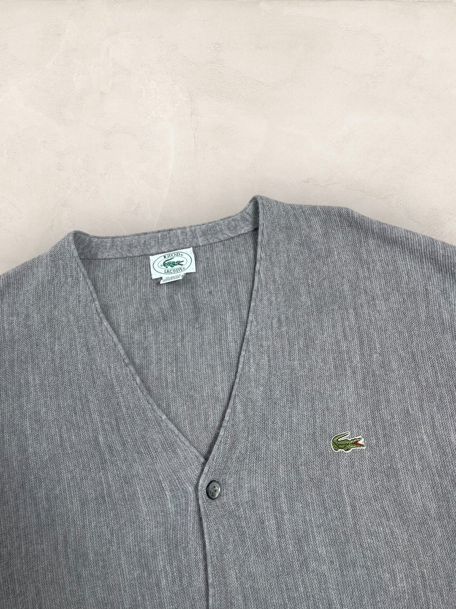 Cardigan Homme Lacoste Gris XL Ref:3080 - Gris - XL - amifrip