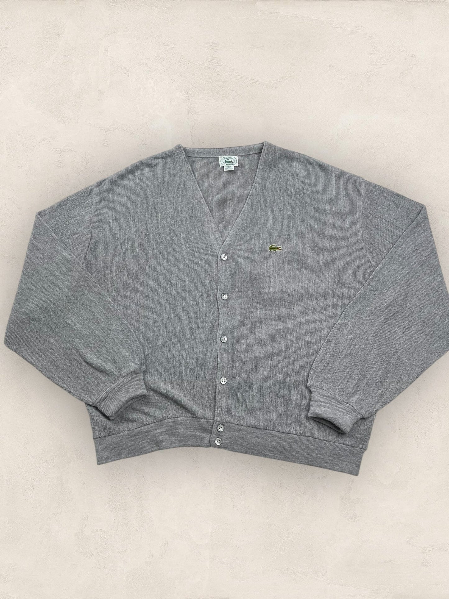 Cardigan Homme Lacoste Gris XL Ref:3130 - Gris - XL - amifrip