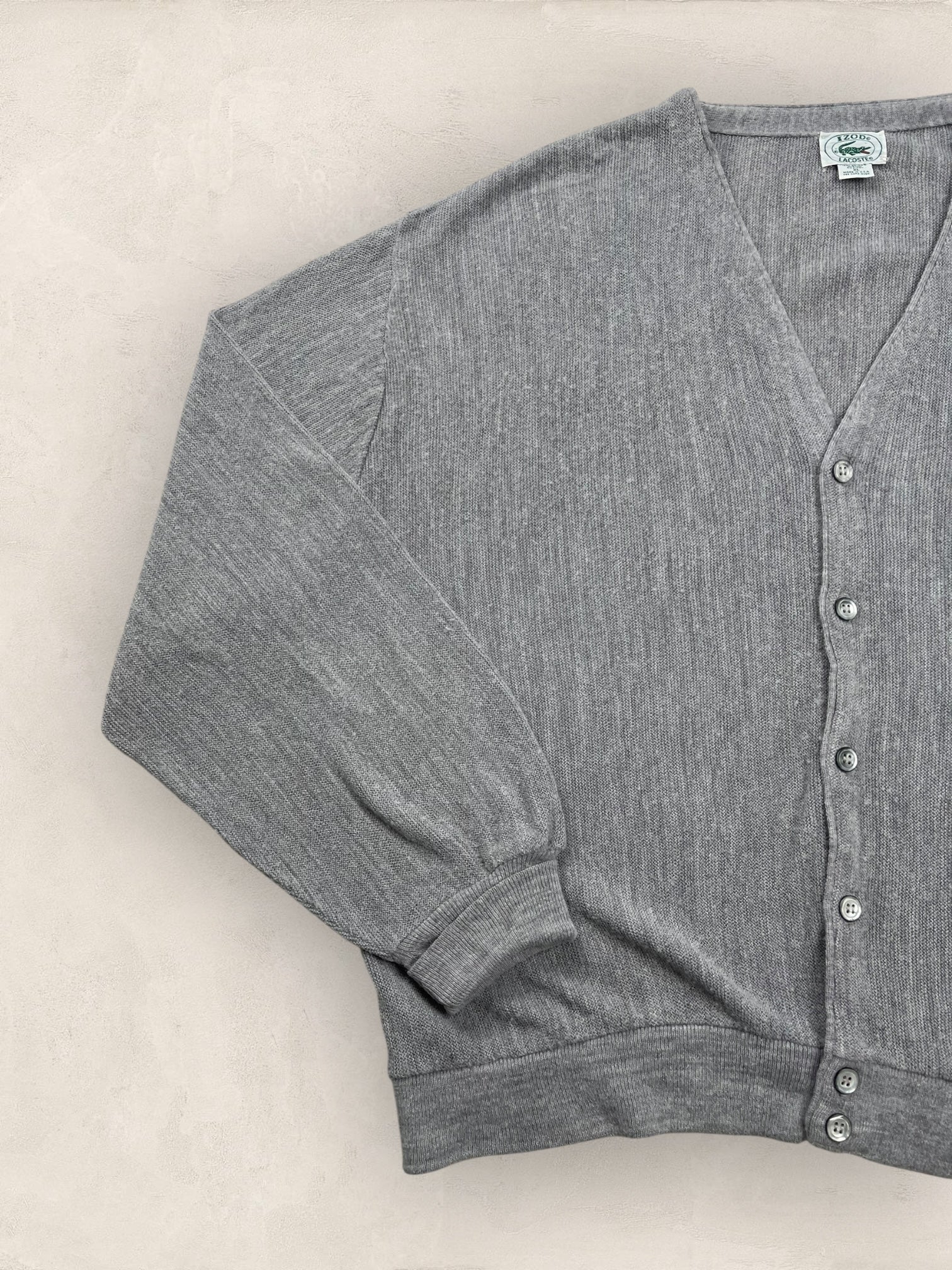 Cardigan Homme Lacoste Gris XL Ref:3130 - Gris - XL - amifrip