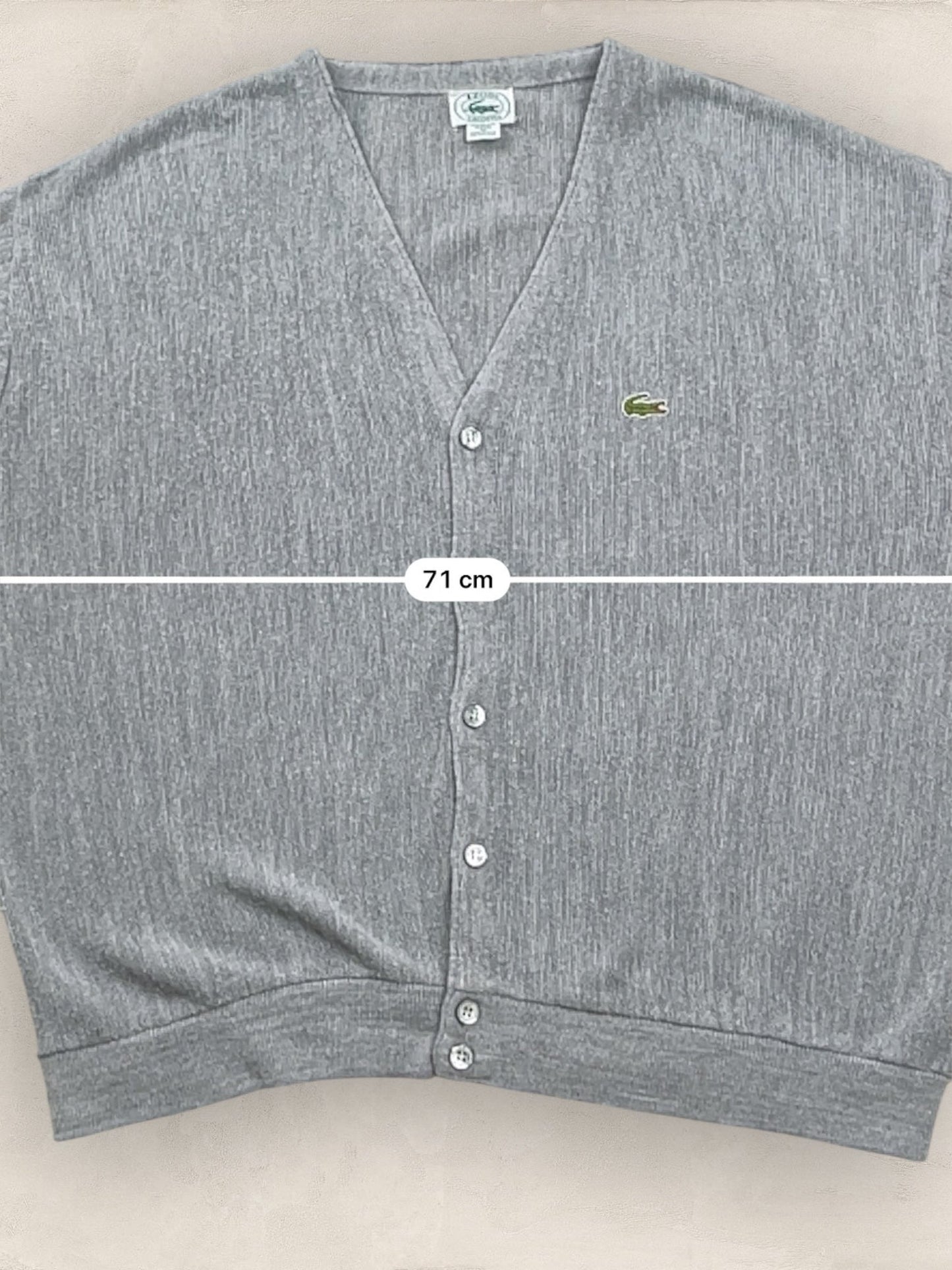Cardigan Homme Lacoste Gris XL Ref:3130 - Gris - XL - amifrip