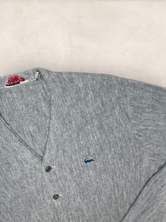 Cardigan Homme Lacoste Gris XL Ref:3272 - Gris - XL - amifrip