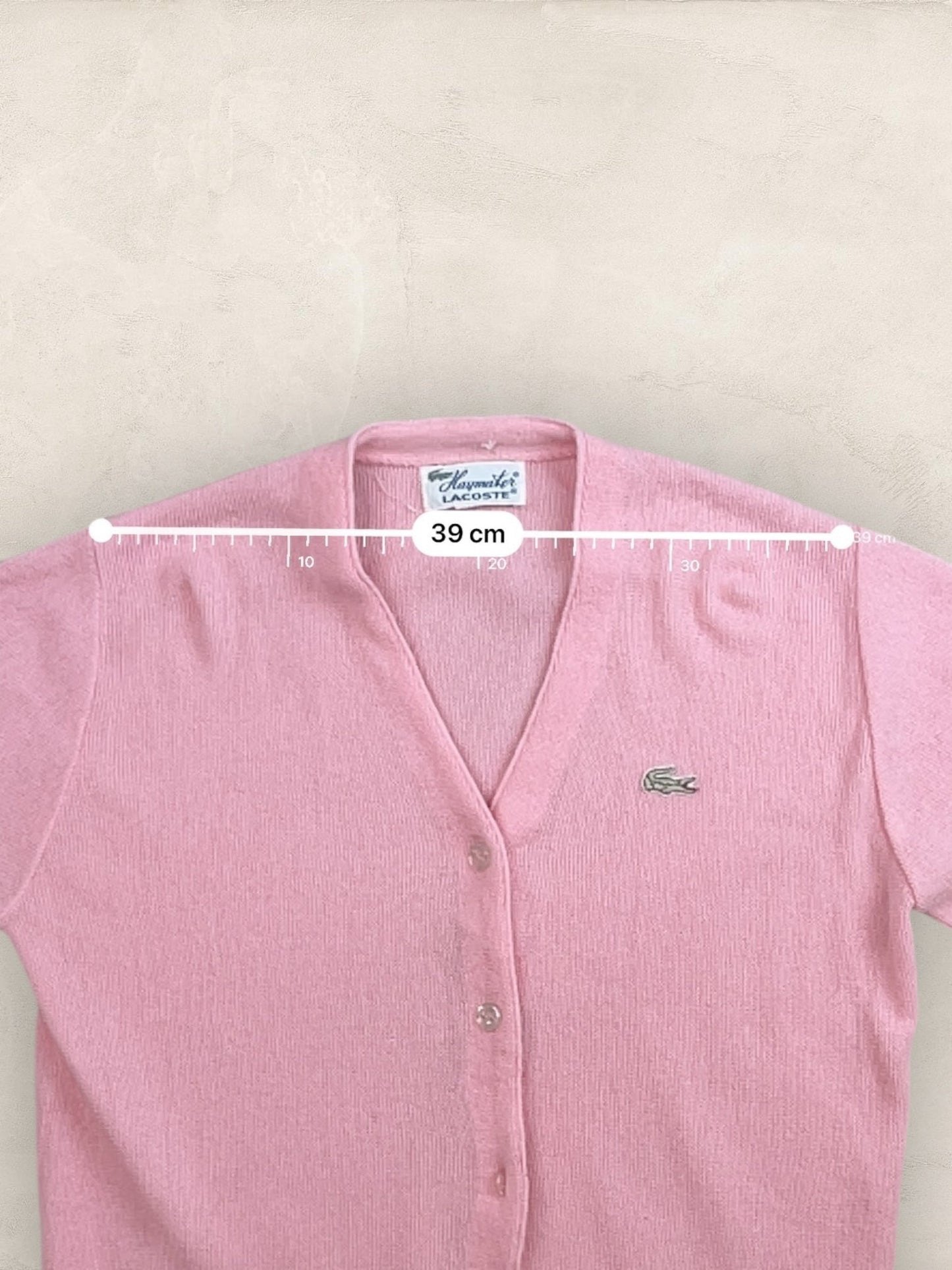 Cardigan Homme Lacoste Haymaker Rose S Ref:3300 - Rose - S - amifrip