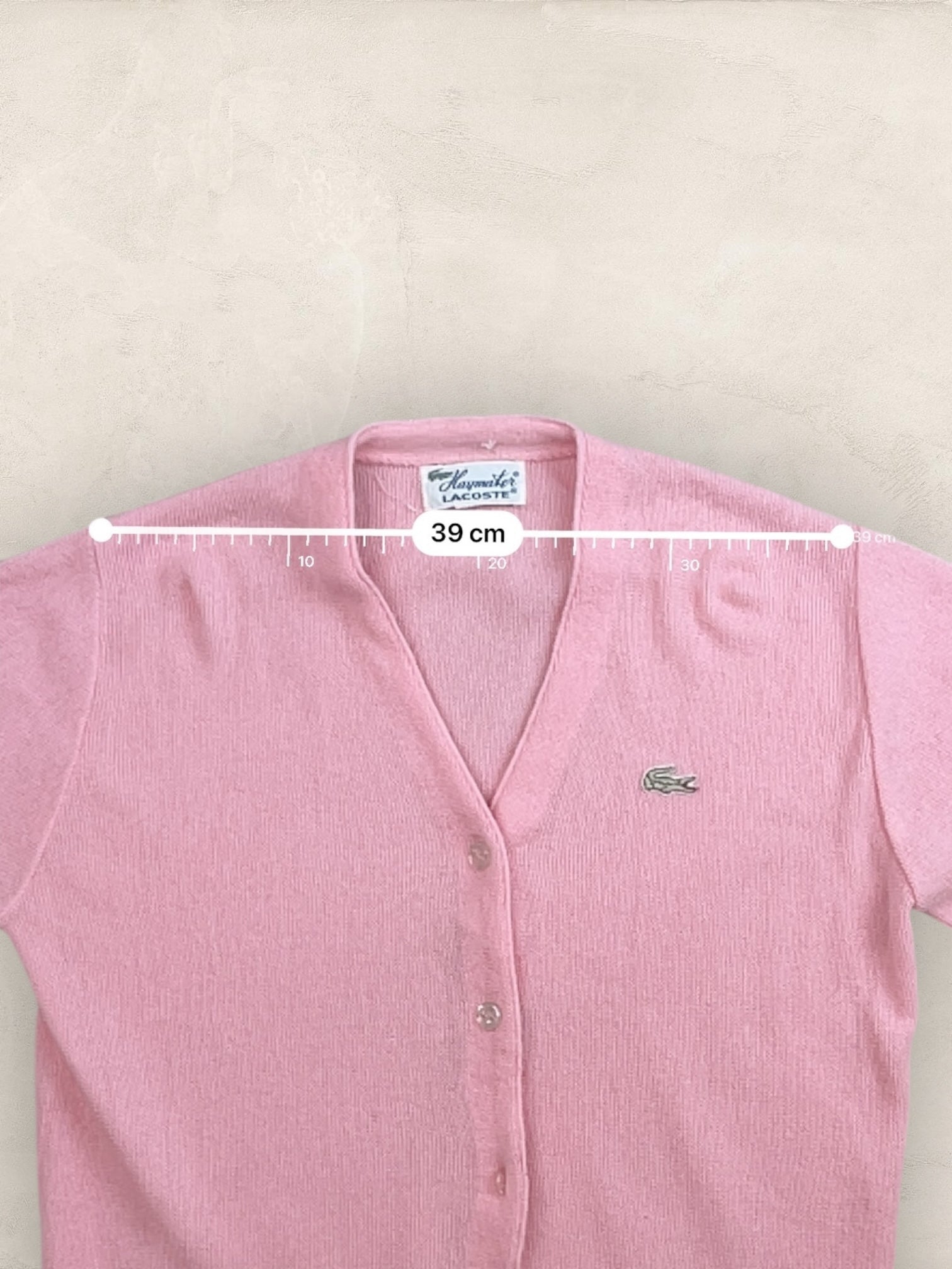 Cardigan Homme Lacoste Haymaker Rose S Ref:3300 - Rose - S - amifrip