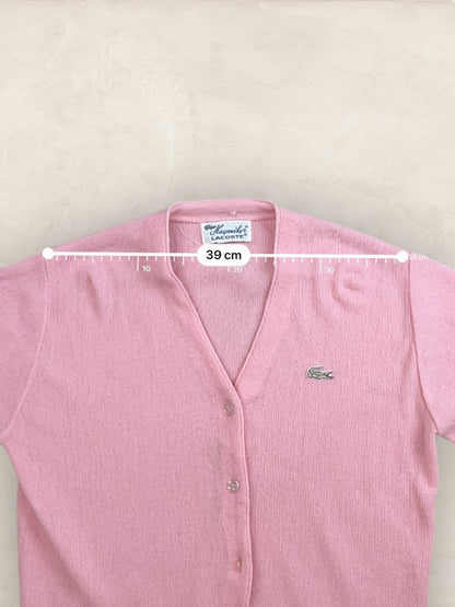 Cardigan Homme Lacoste Haymaker Rose S Ref:3300 - Rose - S - amifrip