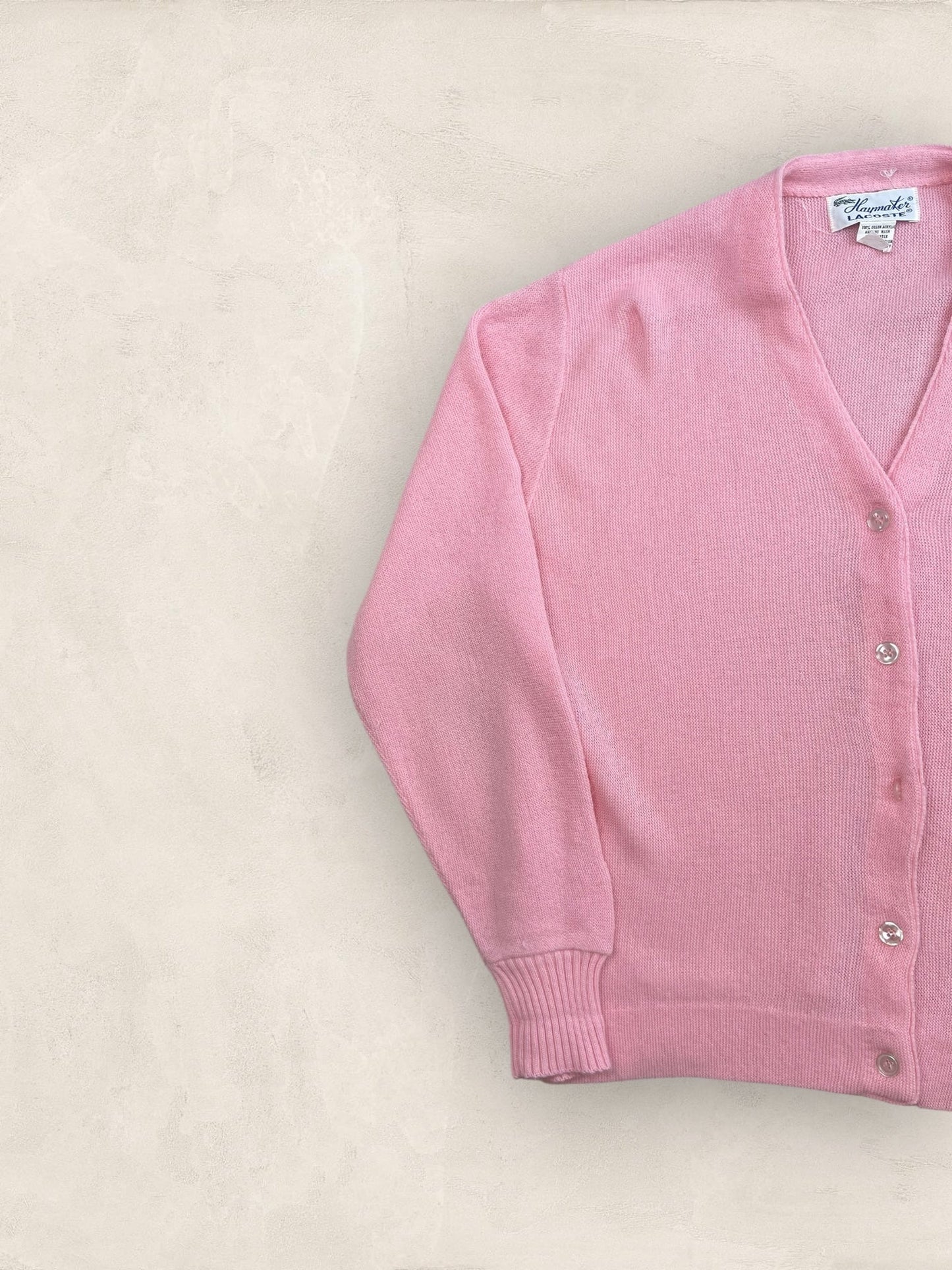 Cardigan Homme Lacoste Haymaker Rose S Ref:3300 - Rose - S - amifrip