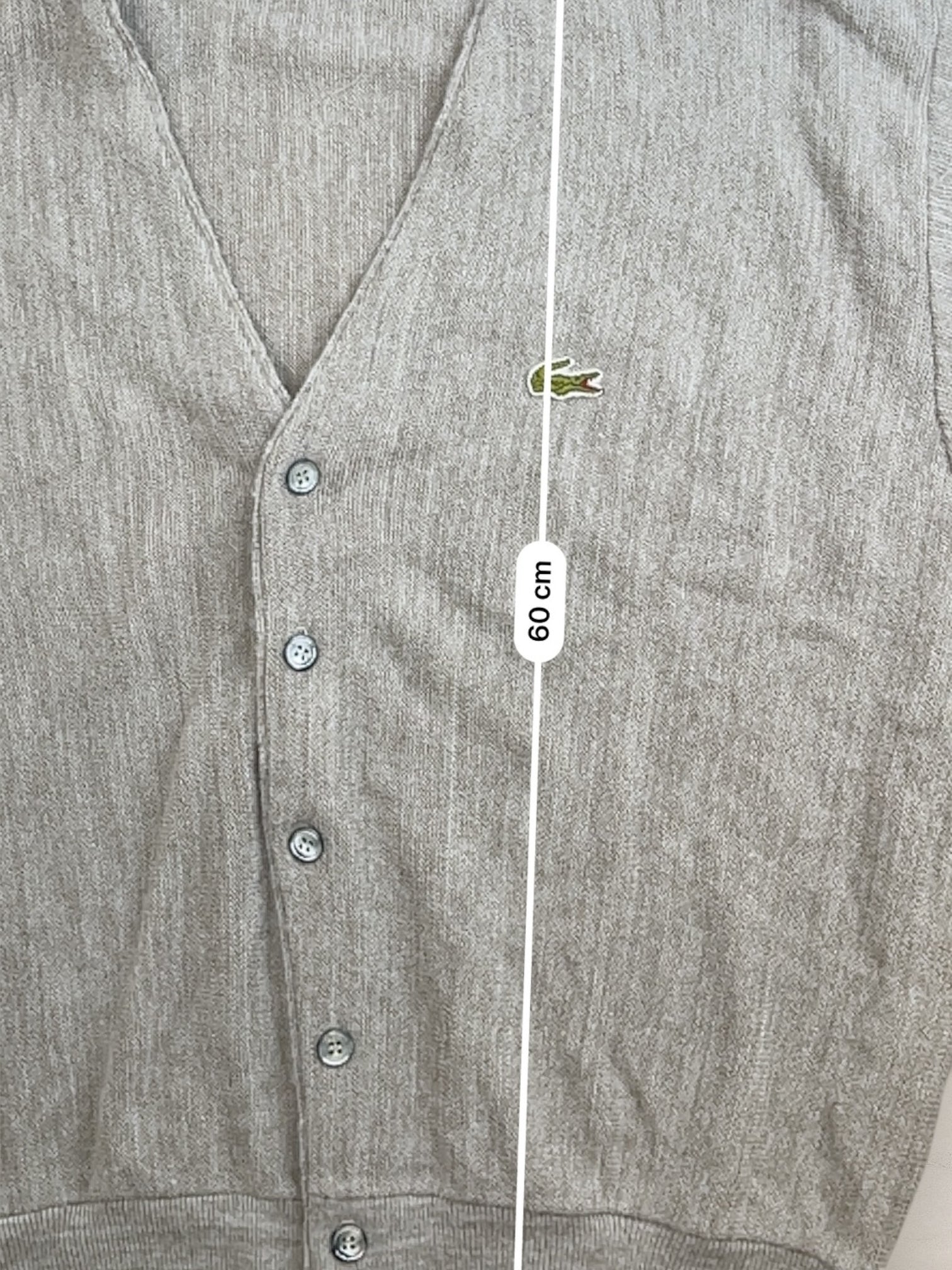 Cardigan Homme Lacoste Izod Beige L Ref:3295 - Beige - L - amifrip