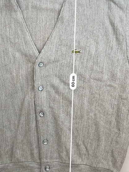 Cardigan Homme Lacoste Izod Beige L Ref:3295 - Beige - L - amifrip