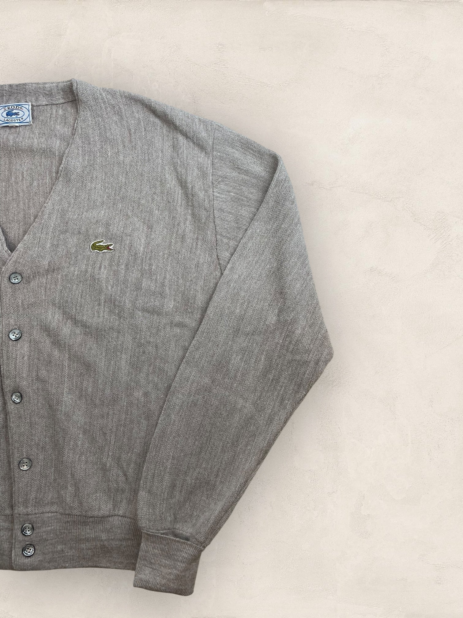 Cardigan Homme Lacoste Izod Beige L Ref:3295 - Beige - L - amifrip
