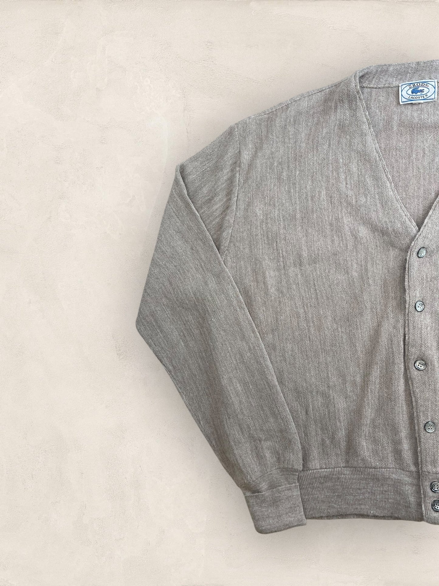 Cardigan Homme Lacoste Izod Beige L Ref:3295 - Beige - L - amifrip