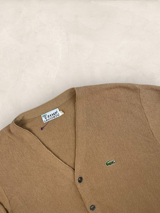 Cardigan Homme Lacoste Izod Beige L Ref:3337 - Beige - L - amifrip
