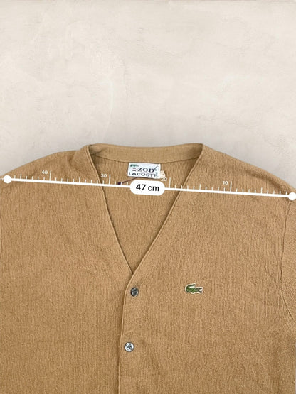 Cardigan Homme Lacoste Izod Beige L Ref:3337 - Beige - L - amifrip