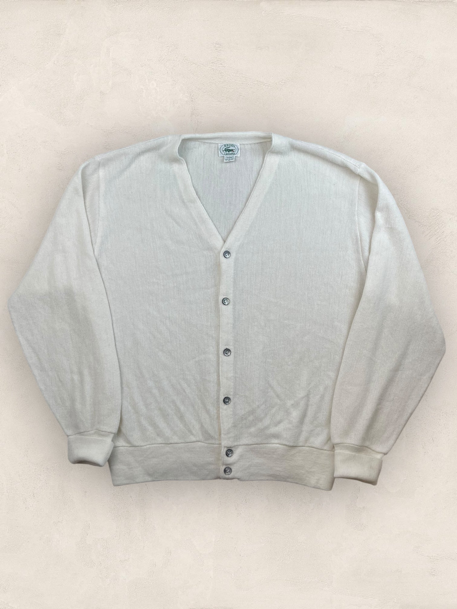 Cardigan Homme Lacoste Izod Blanc L Ref:3324 - Blanc - L - amifrip