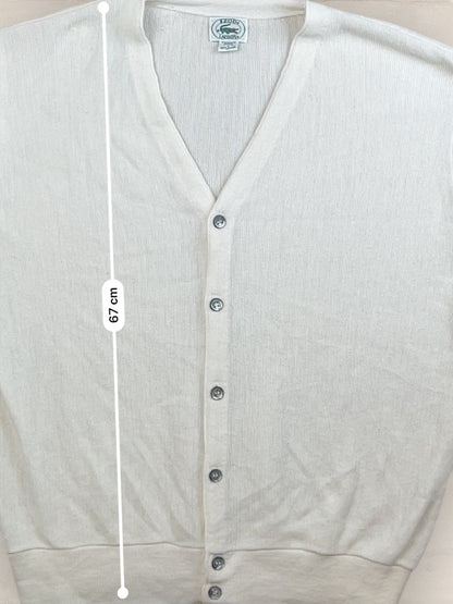 Cardigan Homme Lacoste Izod Blanc L Ref:3324 - Blanc - L - amifrip