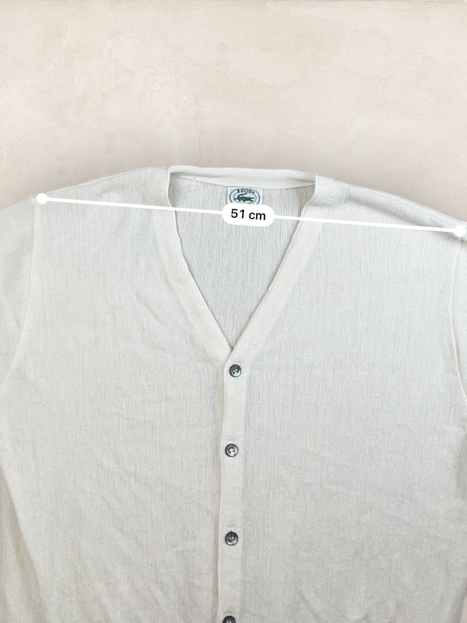 Cardigan Homme Lacoste Izod Blanc L Ref:3324 - Blanc - L - amifrip