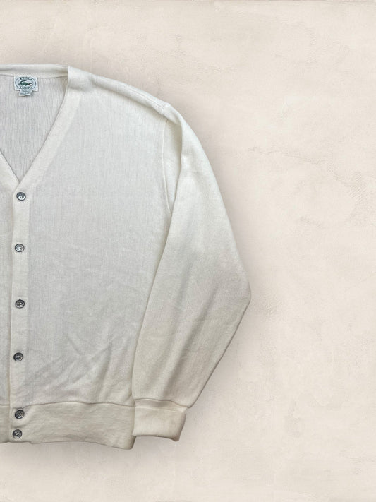 Cardigan Homme Lacoste Izod Blanc L Ref:3324 - Blanc - L - amifrip