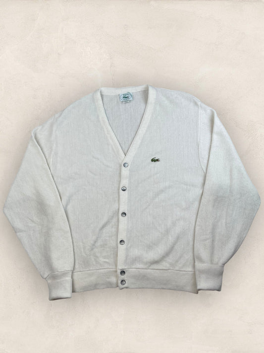 Cardigan Homme Lacoste Izod Blanc L Ref:3336 - Blanc - L - amifrip