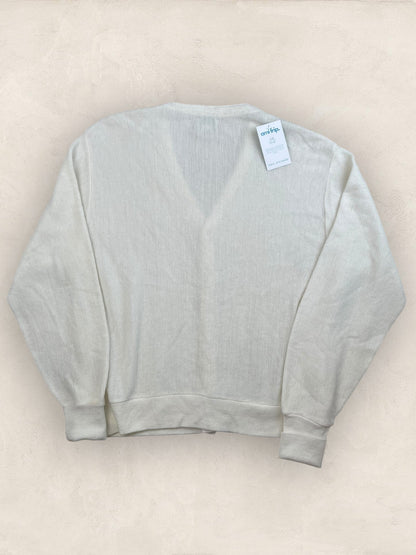 Cardigan Homme Lacoste Izod Blanc L Ref:3336 - Blanc - L - amifrip