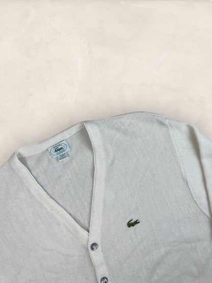Cardigan Homme Lacoste Izod Blanc L Ref:3336 - Blanc - L - amifrip