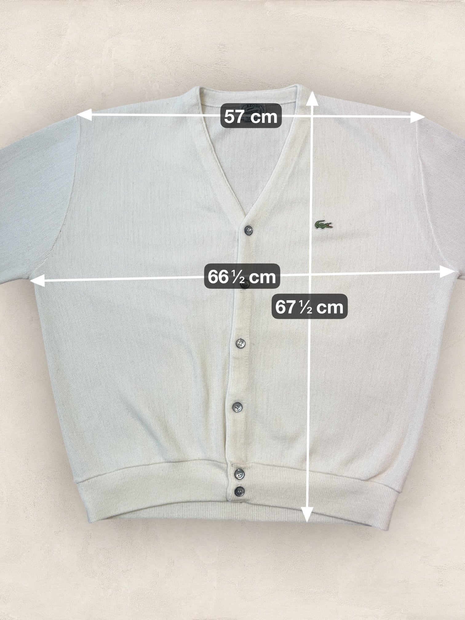 Cardigan Homme Lacoste Izod Blanc L Ref:3988 - Blanc - L - amifrip