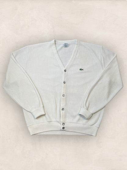Cardigan Homme Lacoste Izod Blanc L Ref:3988 - Blanc - L - amifrip