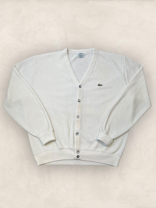 Cardigan Homme Lacoste Izod Blanc L Ref:3988 - Blanc - L - amifrip