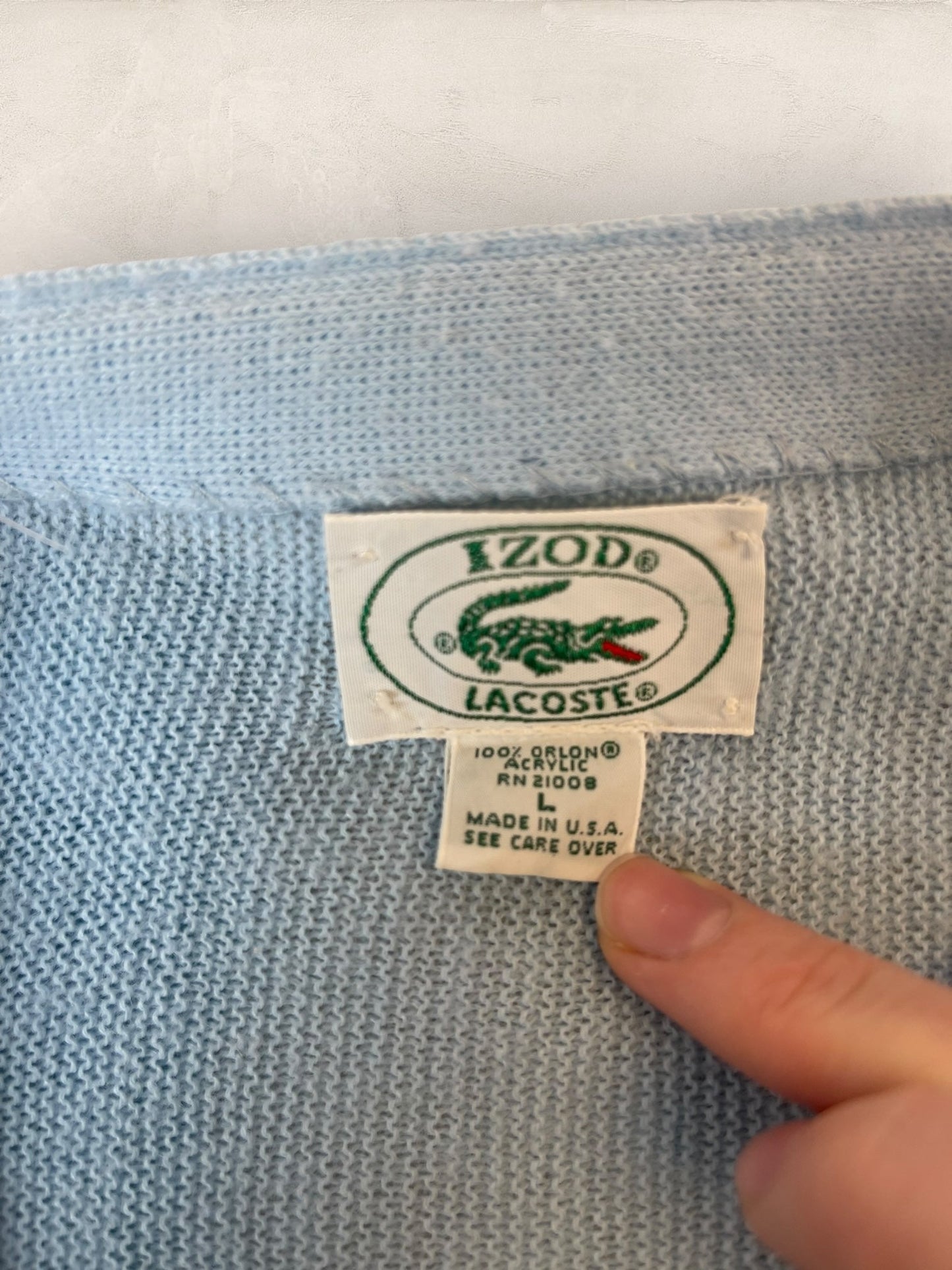 Cardigan Homme Lacoste Izod Bleu L Ref:3774 - Bleu - L - amifrip