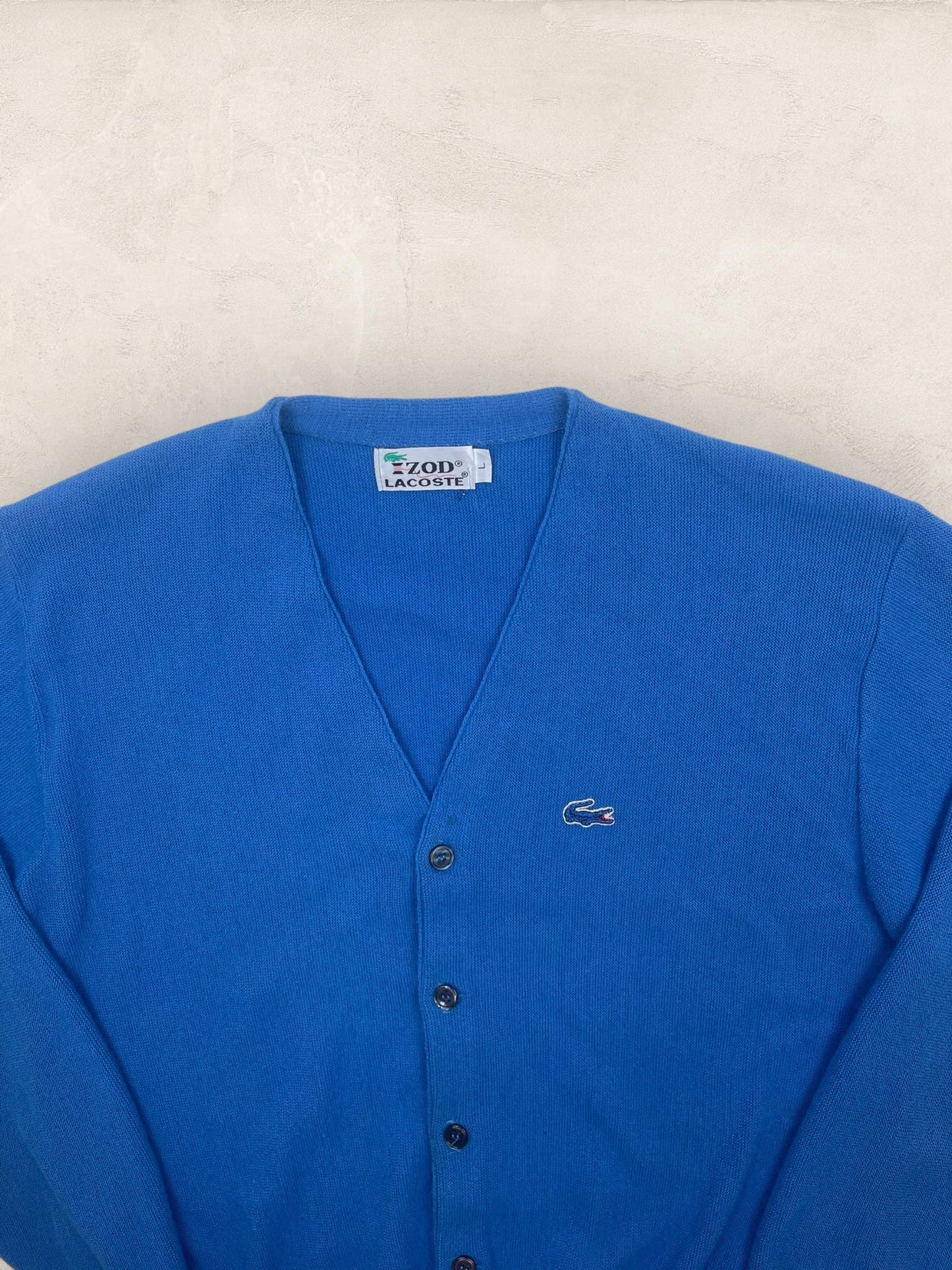 Cardigan Homme Lacoste Izod Bleu L Ref:3936 - Bleu - L - amifrip