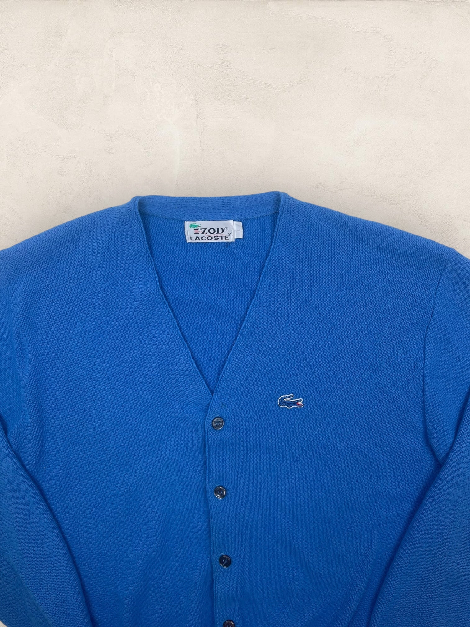 Cardigan Homme Lacoste Izod Bleu L Ref:3936 - Bleu - L - amifrip