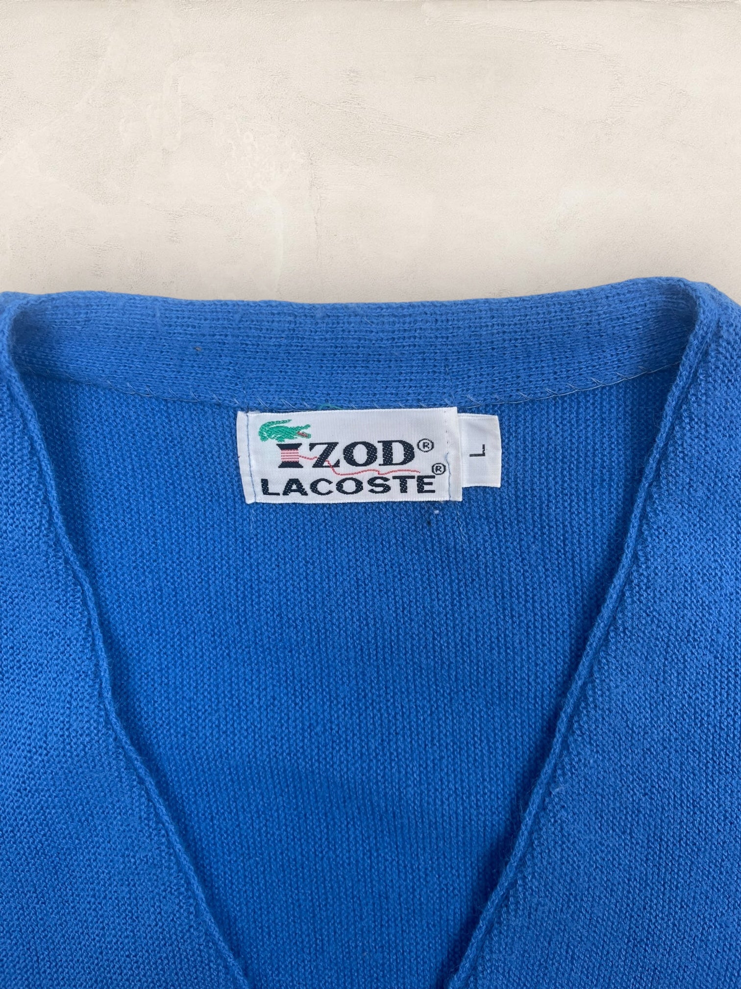Cardigan Homme Lacoste Izod Bleu L Ref:3936 - Bleu - L - amifrip
