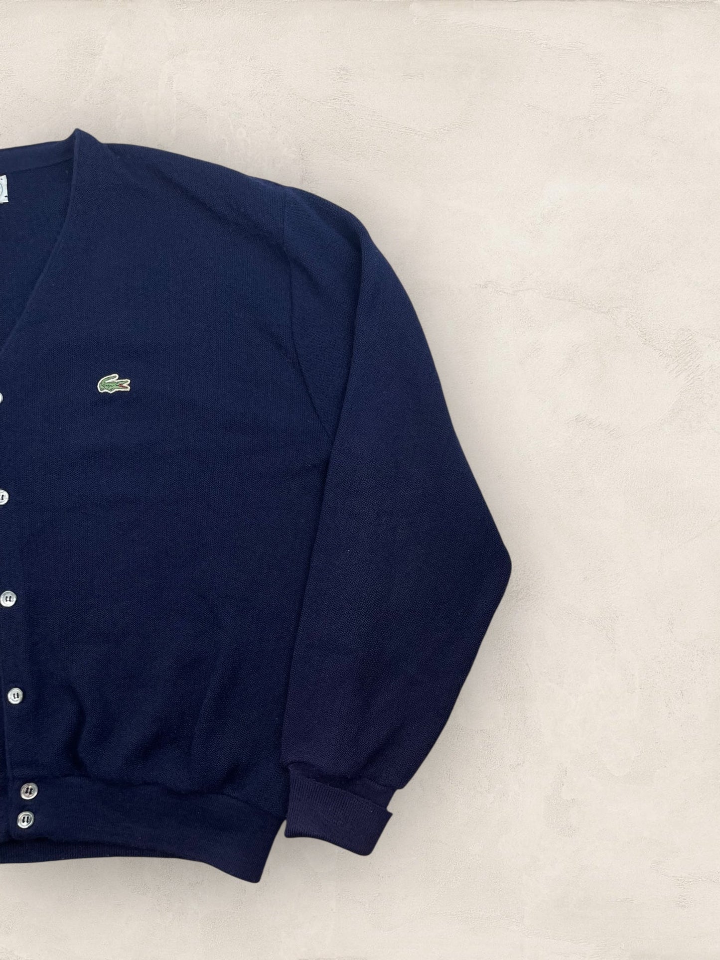 Cardigan Homme Lacoste Izod Bleu Marine L Ref:3323 - Bleu Marine - L - amifrip
