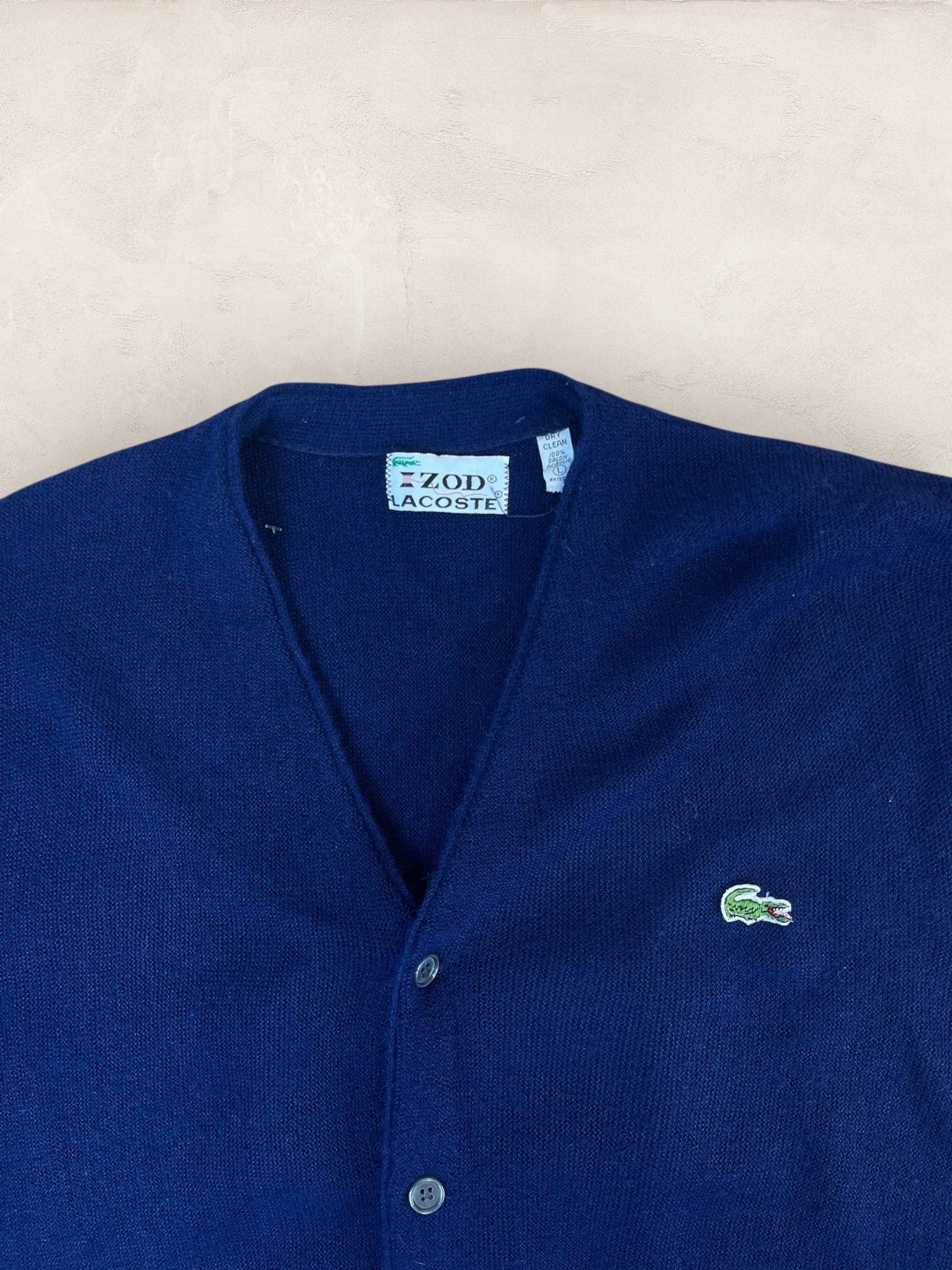 Cardigan Homme Lacoste Izod Bleu Marine L Ref:3821 - Bleu Marine - L - amifrip