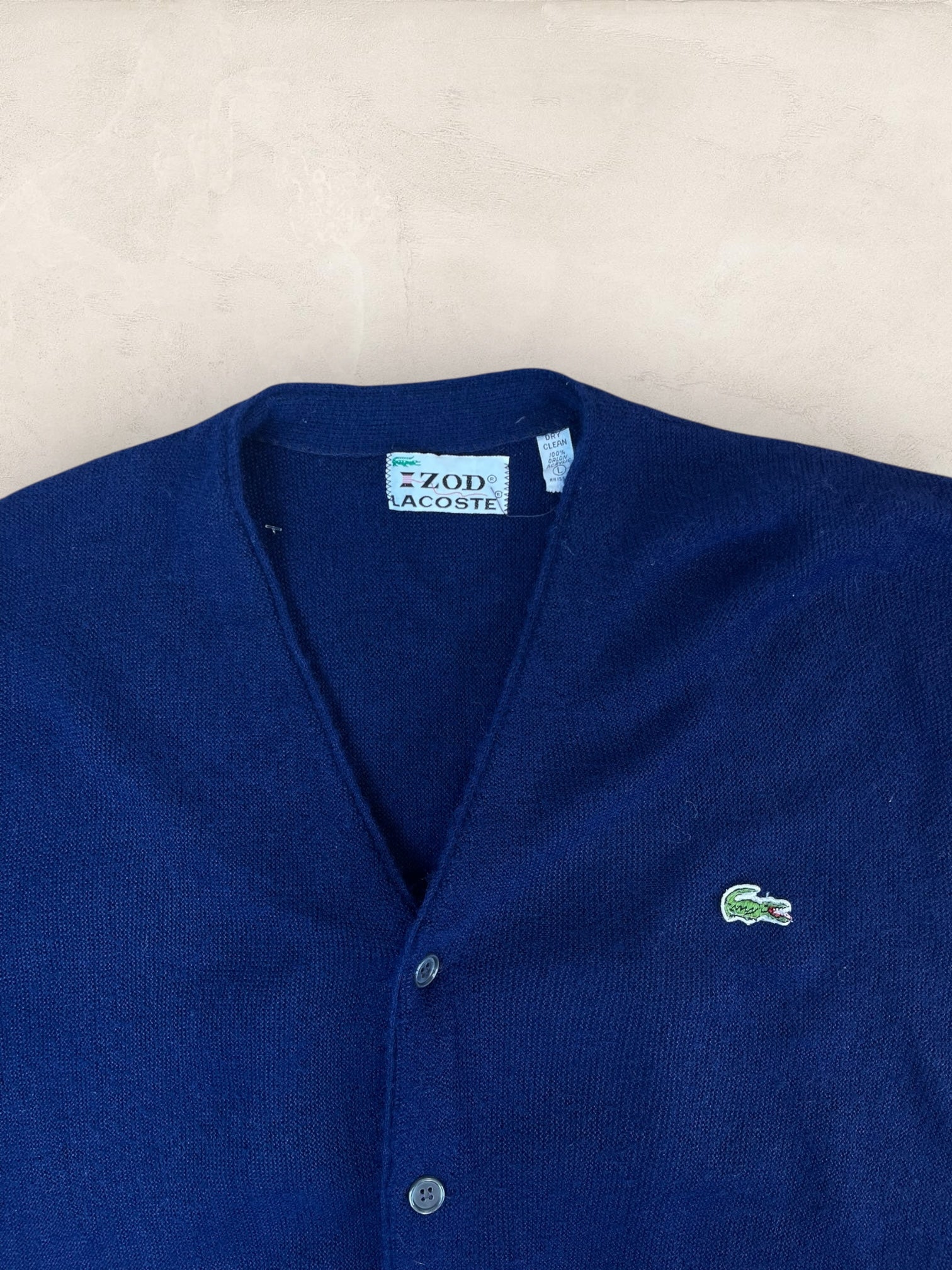 Cardigan Homme Lacoste Izod Bleu Marine L Ref:3821 - Bleu Marine - L - amifrip