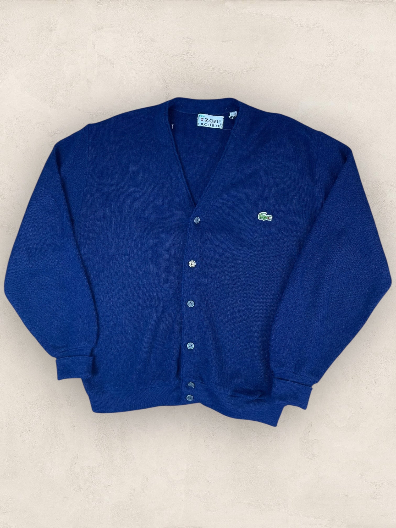 Cardigan Homme Lacoste Izod Bleu Marine L Ref:3821 - Bleu Marine - L - amifrip