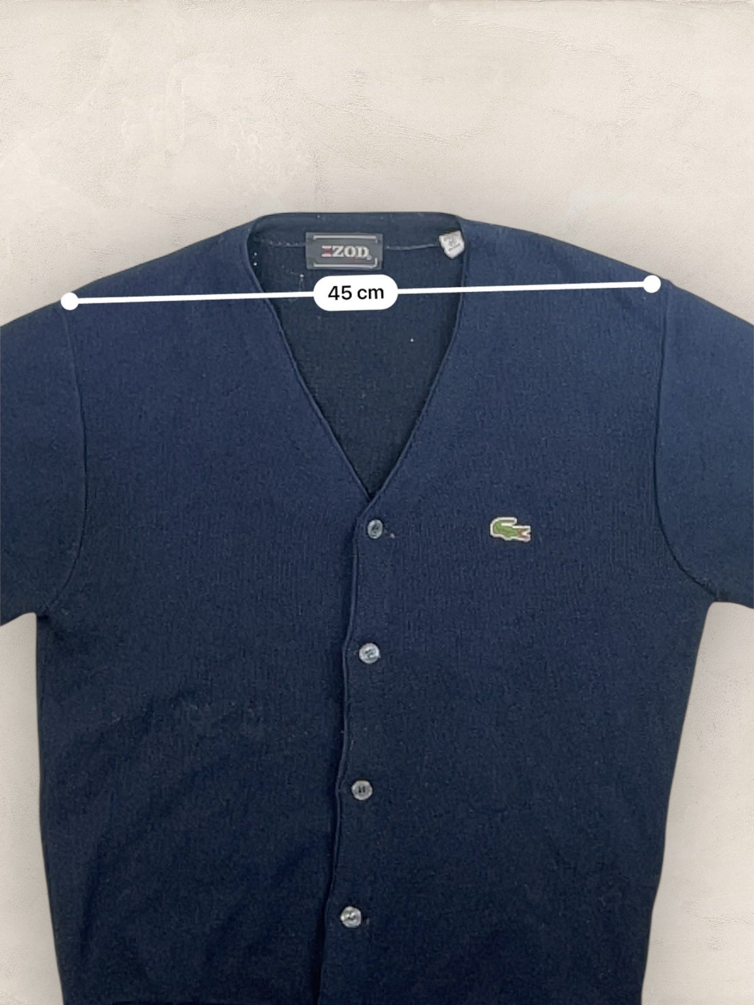 Cardigan Homme Lacoste Izod Bleu Marine M Ref:3320 - Bleu Marine - M - amifrip