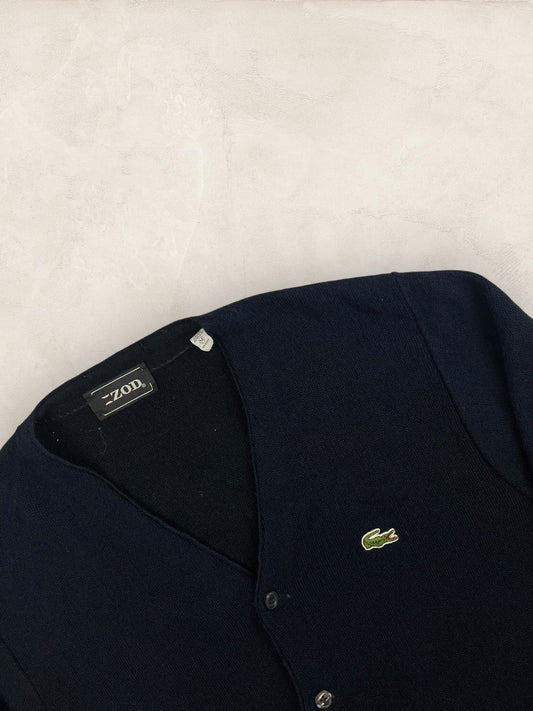 Cardigan Homme Lacoste Izod Bleu Marine M Ref:3320 - Bleu Marine - M - amifrip